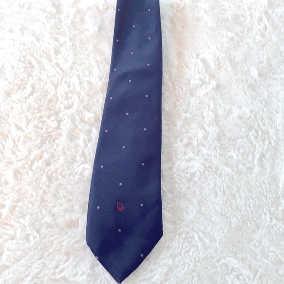 EUC Dior Silk blend Tie - Picture 2 of 3